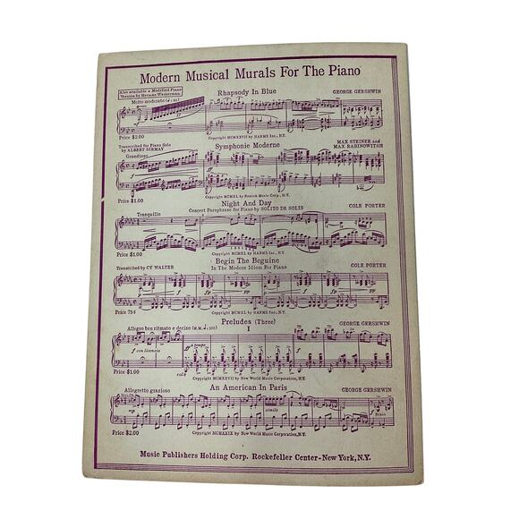 Poor Butterfly Sheet Music 1940 Raymond Hubbell Gotham Classics - Picture 6 of 6